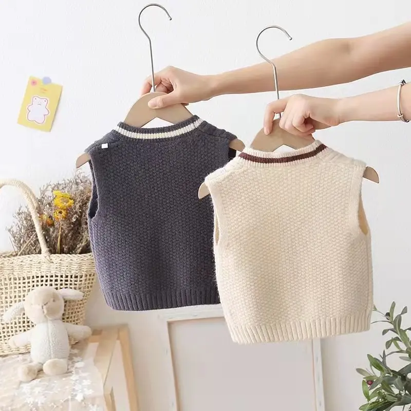 Sweater Baby Vest Outwear In Spring