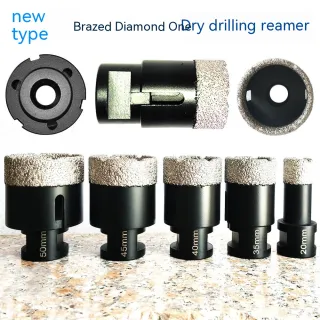Brazed Diamond Marble Tapper Quartz Granite Tile Reamer Angle Grinder Special Drill Bit