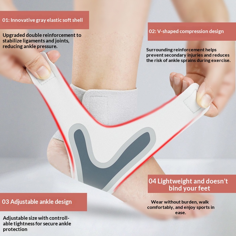 Fitness Protective Equipment Anti-sprain Ankle Sprain Recovery Pressure Belt Football Running Hiking Wrist Protection Ankle Protection Ankle Protection
