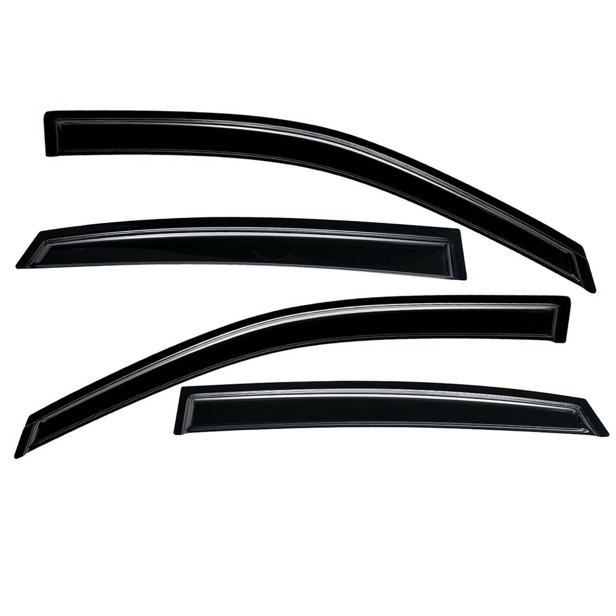 4pcs Out Channel Style Sun Rain Window Visors Visor For 94758 — foto 4
