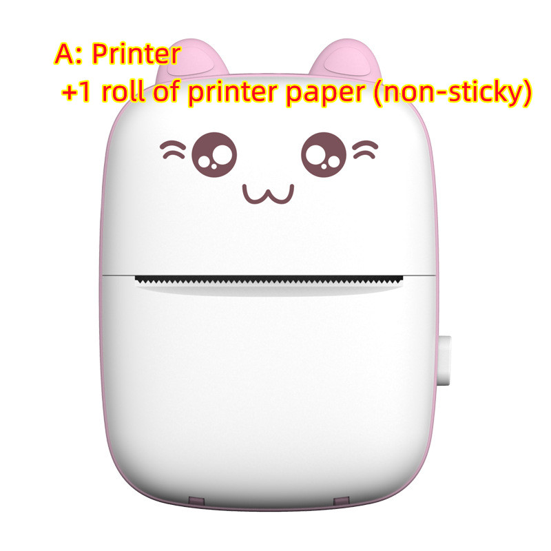 Mini Printer Portable Mini Bluetooth WiFi New Wrong Printer Mobile Phone Photo Title Note Hot Print Pocket Student Error Label Printer 31
