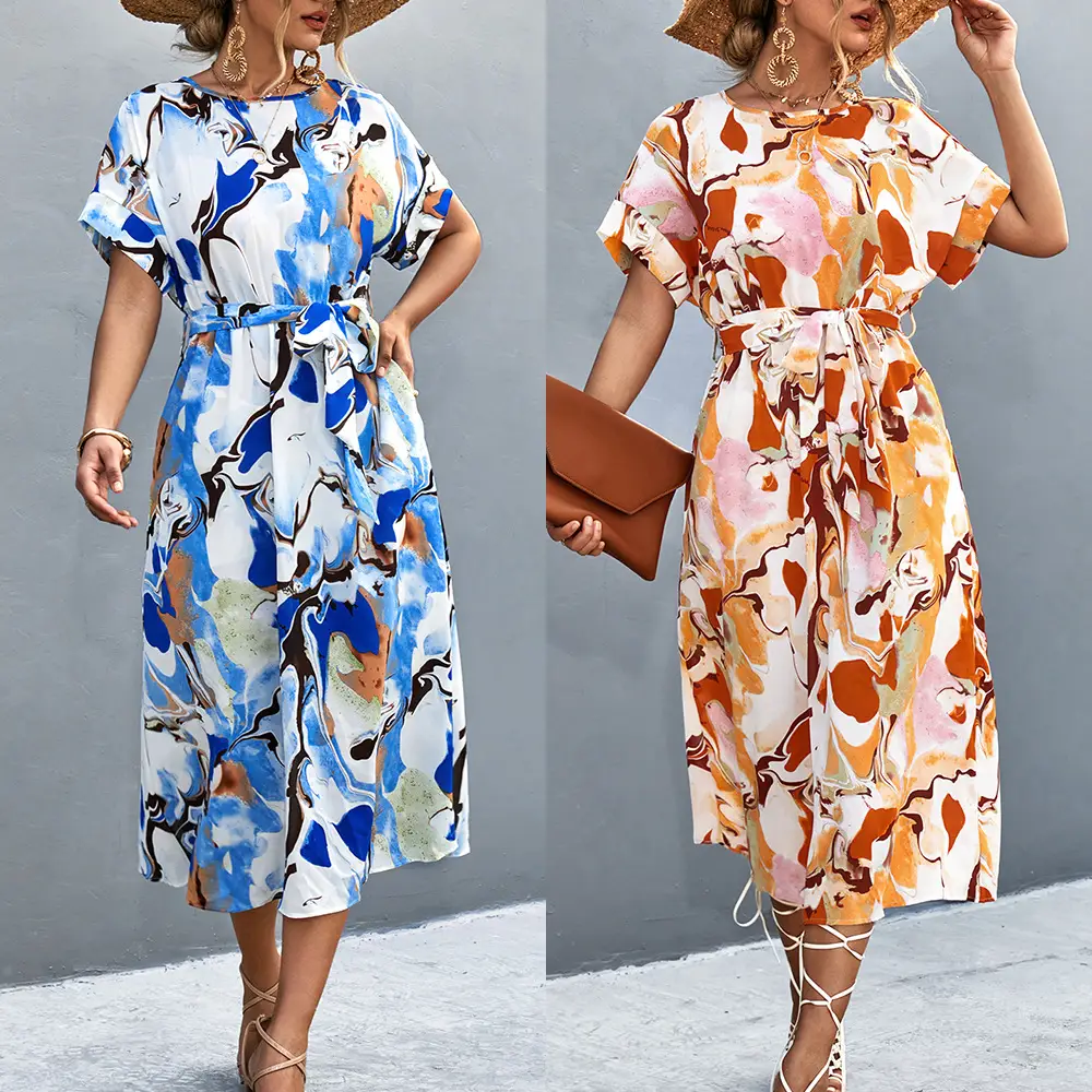 European And American Women's Clothing Backless Dress