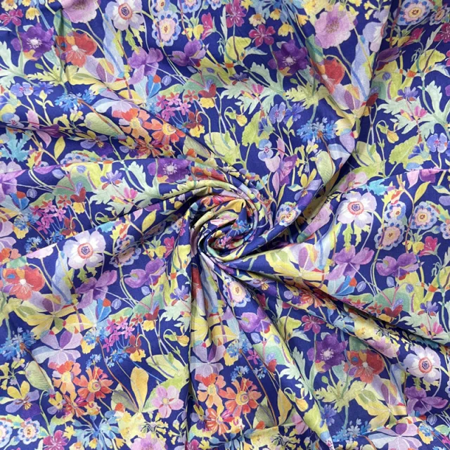 Printed Dress With Suspender Dress Cheongsam Cloth Jade Bay Navy - Shop at LoveMi
