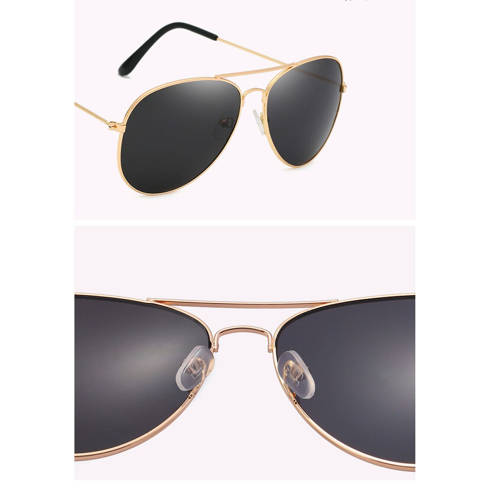 Polarized Sunglasses Men Ladies Women Unisex Mirror Vintage Retro Pilot - Image 1