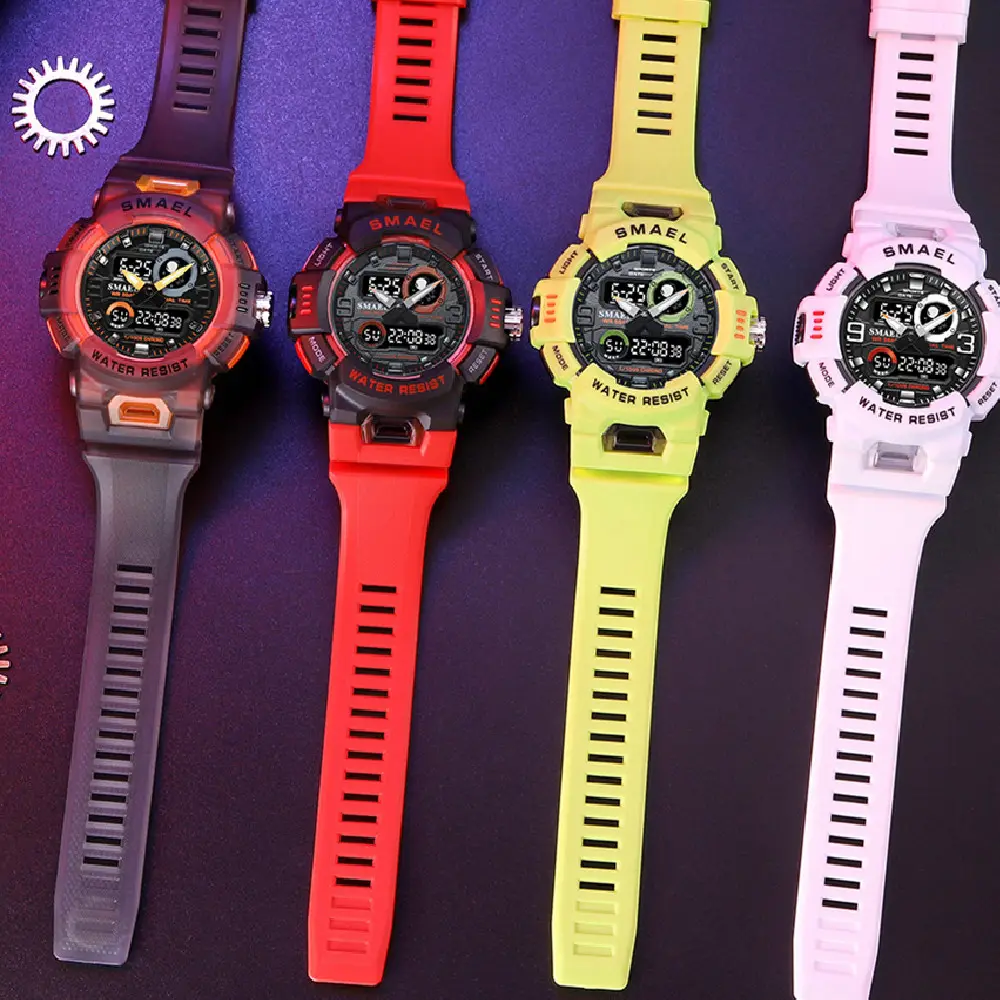 New Outdoor Electronic Alarm Sports Watch Double