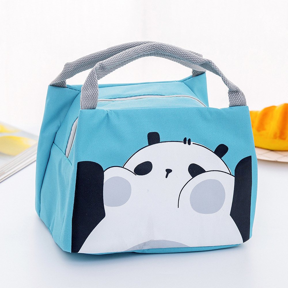 Title 10, Cartoon Cute Student Insulation Bag Lunch Bag S...