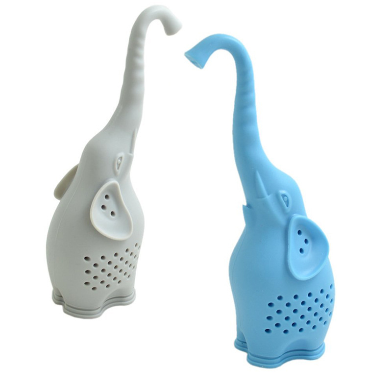 Silicone elephant tea strainer animal cartoon tea strainer