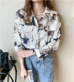 Fenghua shirt women''s short sleeve retro polo shirt - Style E-L - View 1