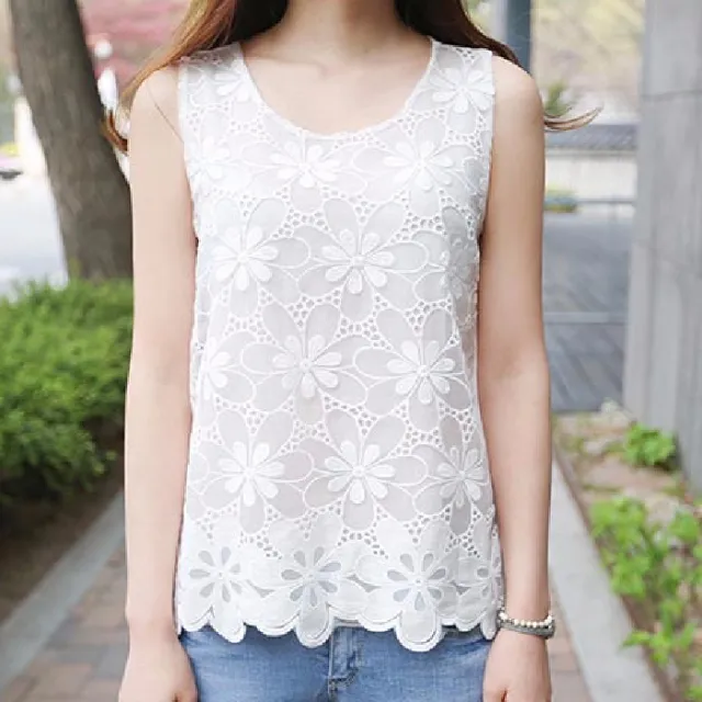 Slim Korean Version Of Everything Sleeveless Top Small Vest White - Shop at LoveMi