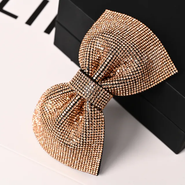 Simple Lady Wave Broken Hairpin Japanese And Korean Style Champagne Diamond - Shop at LoveMi