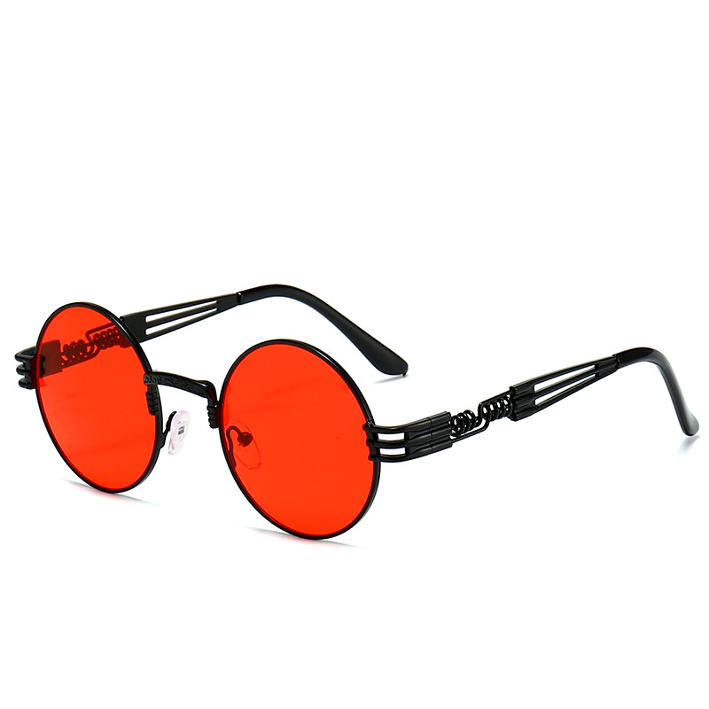 Title 18, Steampunk Sunglasses Round Frame Personality Tr...