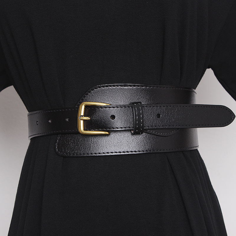 Irregular Women Leather All Match Belt Fashion