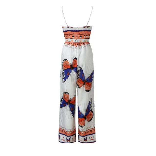 Sleeveless Top Pearl Sling Wide Leg Jumpsuit Color3 - Shop at LoveMi