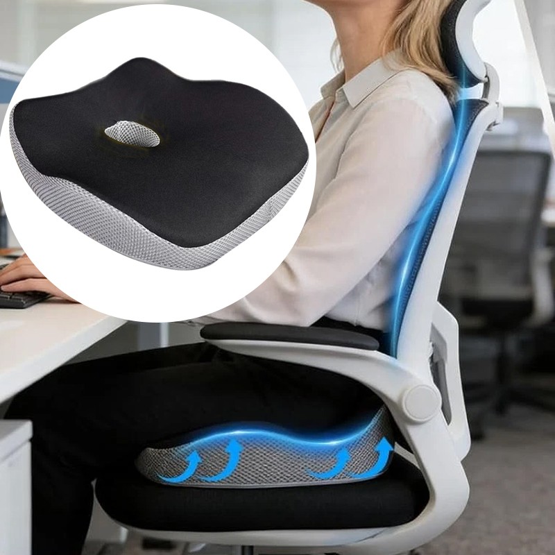 Car Seat Cushion Ergonomic Memory Foam Butt Booster Cushions — image 9