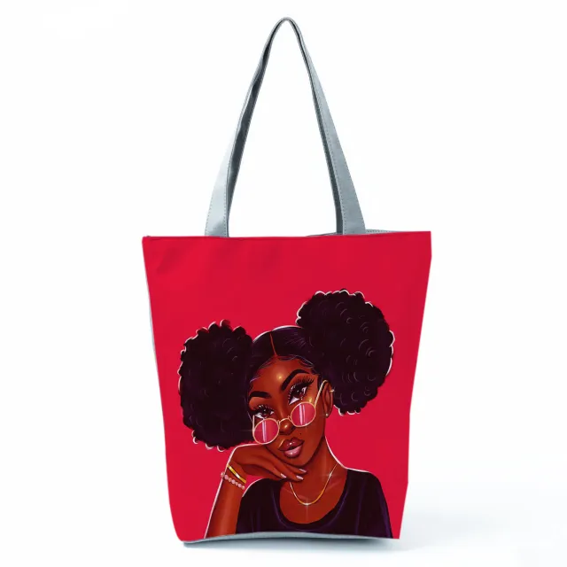 Girls Print Portable Lazy Lightweight Shopping Bag Hl2115 - Shop at LoveMi