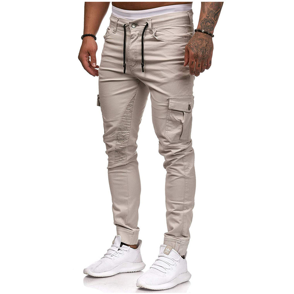 Title 8, Mens Versatile Casual Sweatpants with Woven Po...