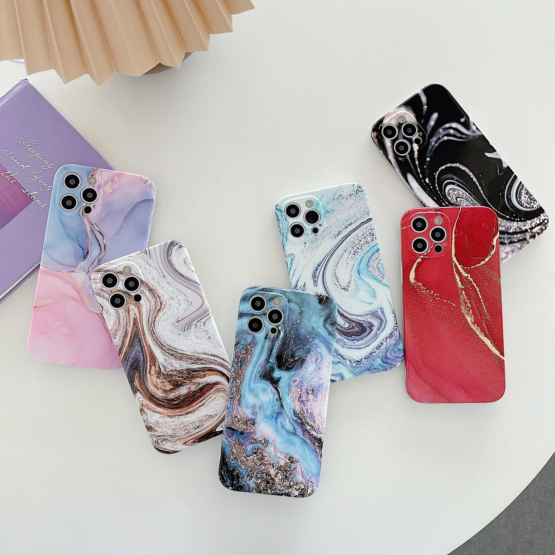 Fashion Marble Silicone Phone Case