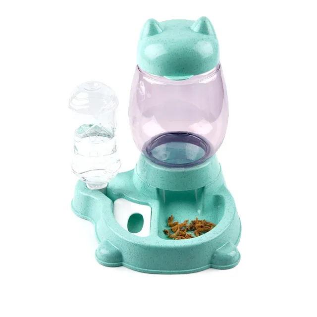 Pet Automatic Feeder Cat Feeding And Drinking Water Green - Shop at LoveMi
