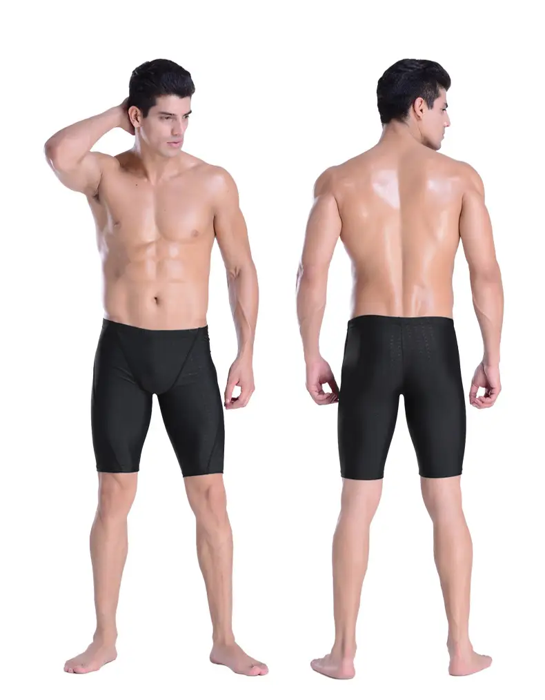 Sharkskin Swimming Trunks Flat Corner Men's Large Size