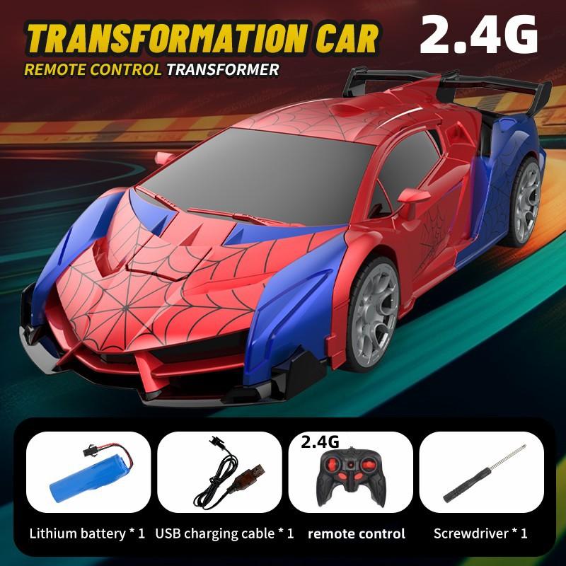 Multifunctional Transforming Vehicle Toy  Racing And Robot Modes  Perfect Gift For Kids image 5