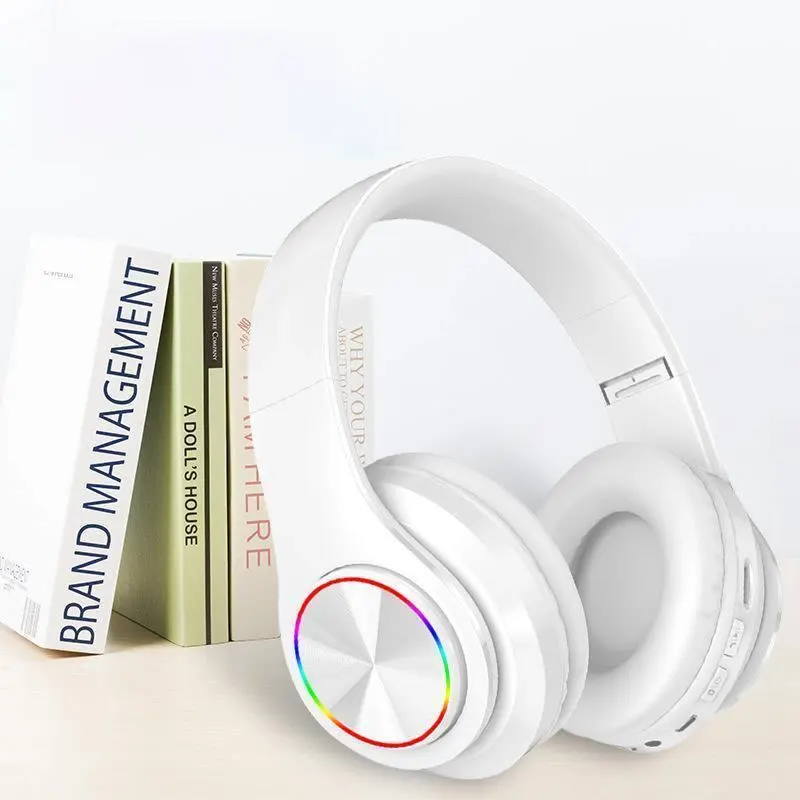 LED Wireless Bluetooth Headphones Gaming Headsets Sport Earphone