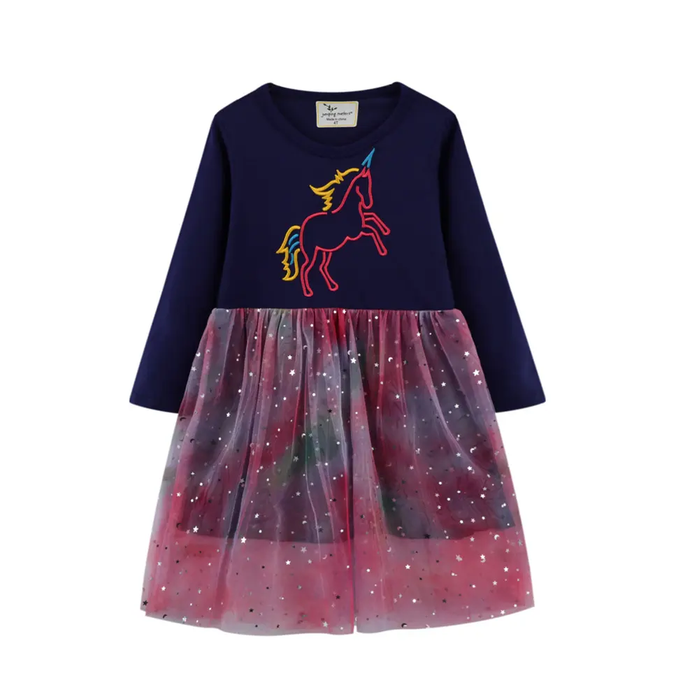 Autumn New Style Foreign Children's Gauze Skirt