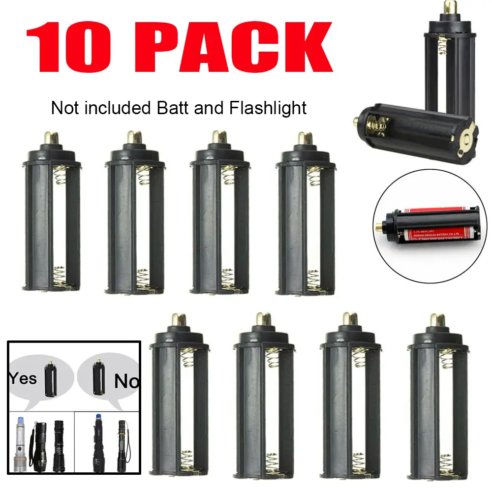 3 AAA Battery Holder Case Cylindrical Plastic