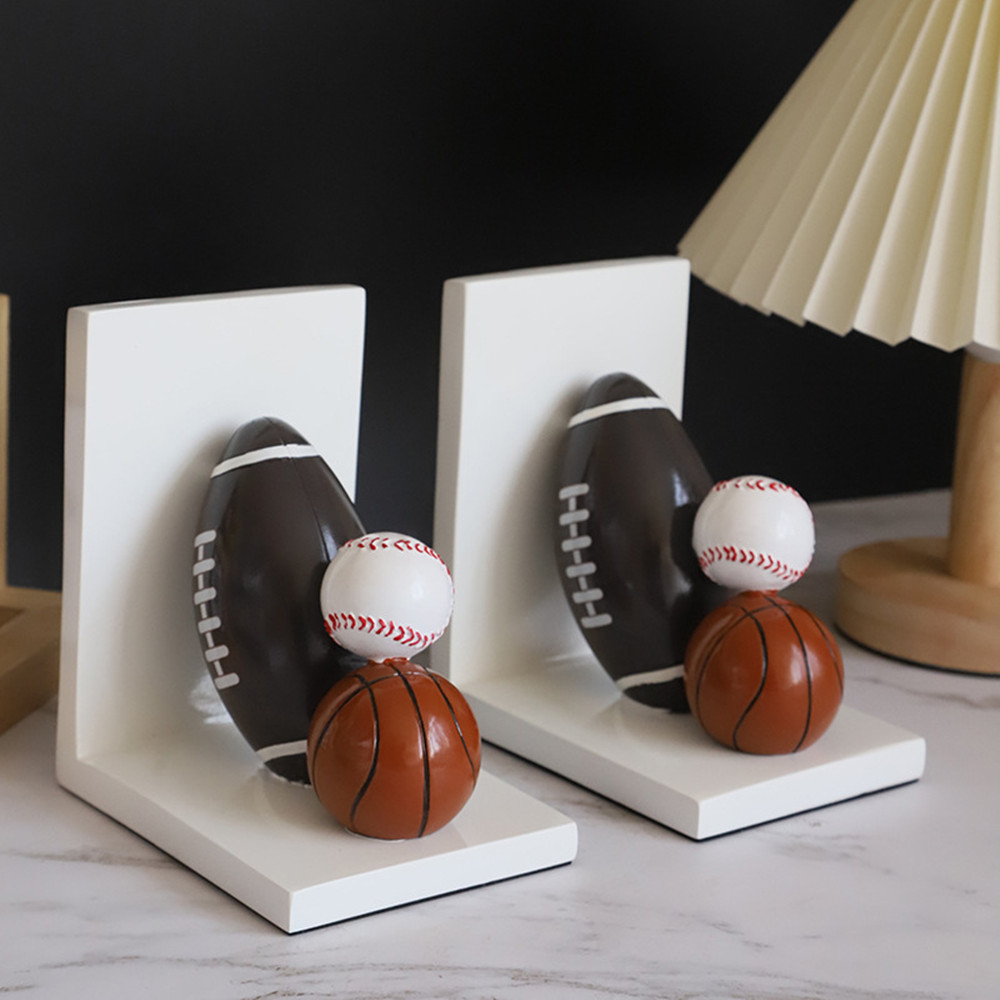 Resin Bookends, Pair