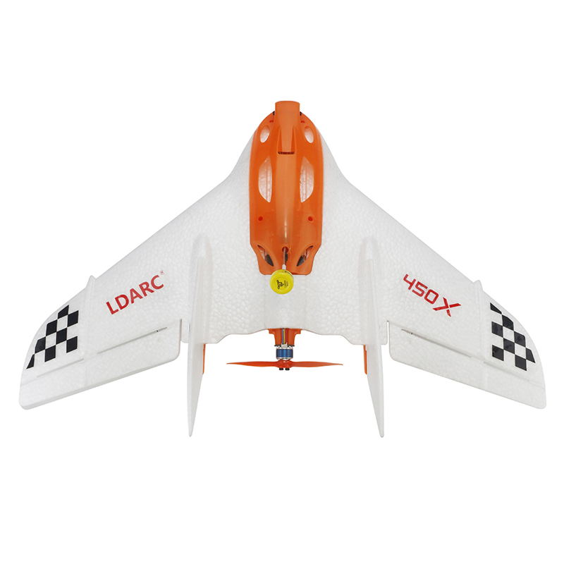 Title 2, 450X V2 Flying Wing-model Kleine vaste zelfstab...