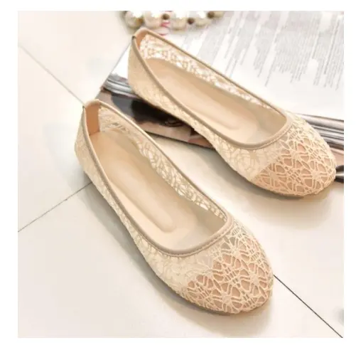 Hollow Breathable Lace Mesh Shoes