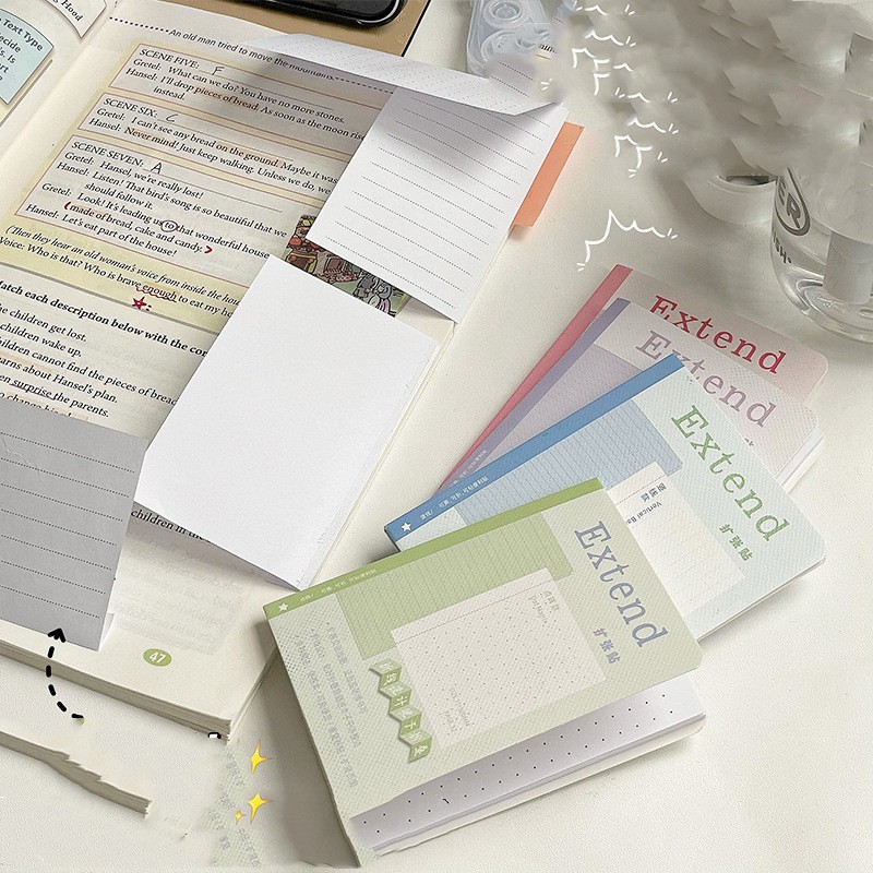 Multifunctional Supplementary Stickers For Student Notes