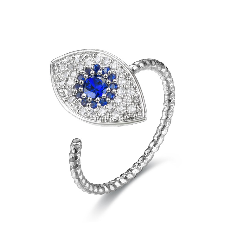 Turnable Rings Eyes Flowers Anxiety Rings For Women Fidget Spinner Ring Jewelry - Image 6