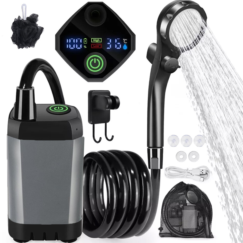 Rechargeable Portable Shower Camping Shower Camp Outdoor Shower  Electric