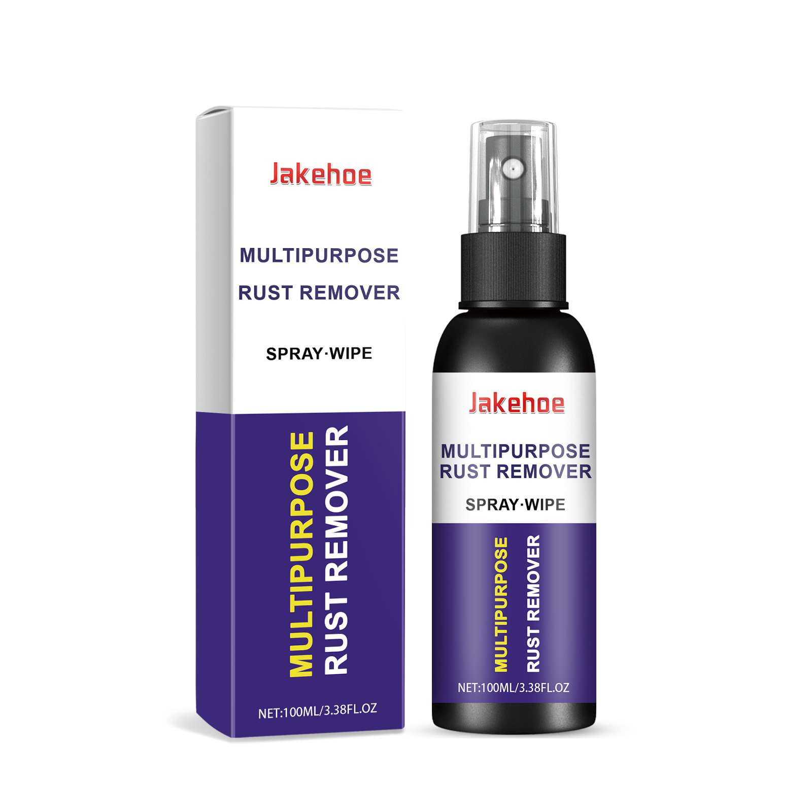 JAKEHOE Multi-Purpose Rust Remover Spray For Foreign Trade And Cross-Border Businesses - Metal Cleaning, Rust Removal, And Rust Protection