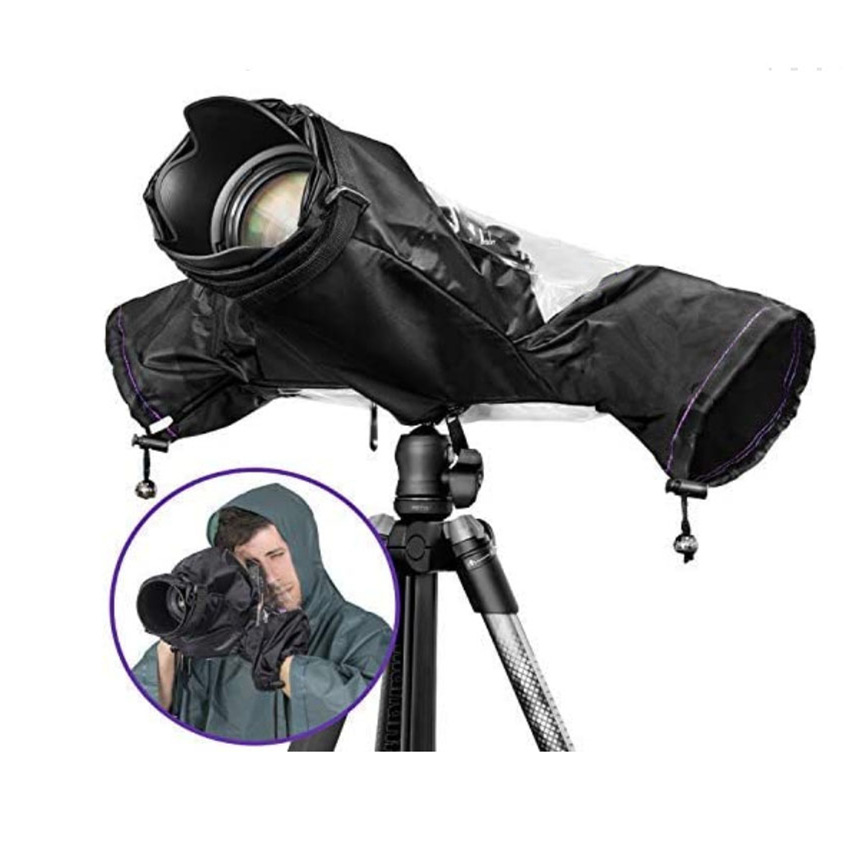 Housse de protection imperméable pour appareil photo reflex professionnel – noire