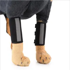 Pet Supplies Dog Leg Bracket Protective Cover - Black Reflective Foot Protecto - View 1