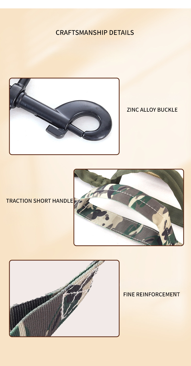 Title 8, Tactical Dog Leash, Adjustable Military Tactica...