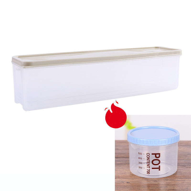 Title 9, Noodle Storage Box Refrigerator Food Preservati...