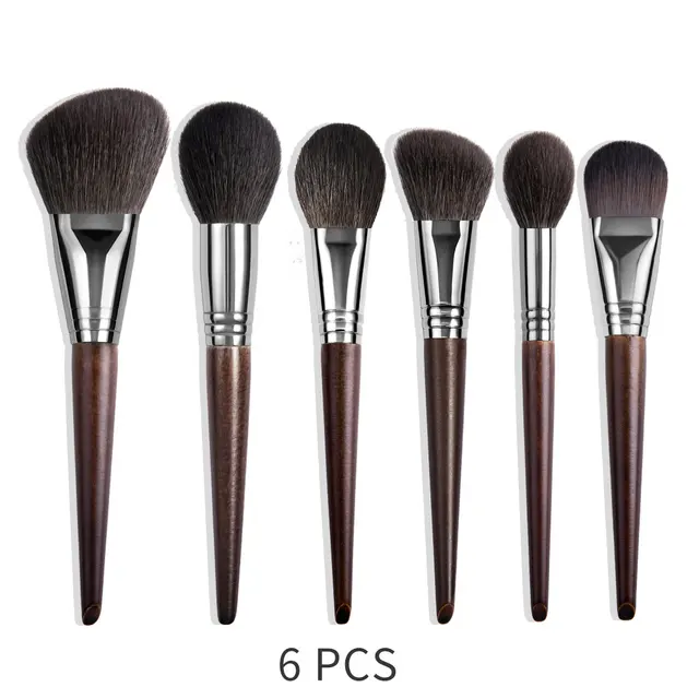 Natural Makeup Brushes Set Eyeshadow Make Up