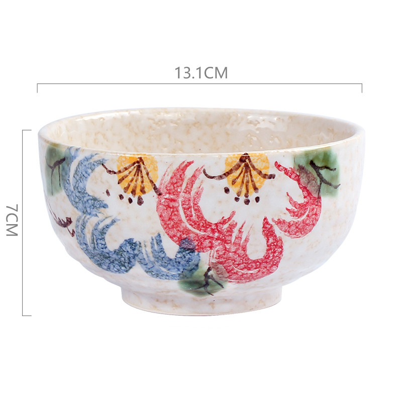 Title 14, Creative Personality Vintage Ceramic Rice Bowl