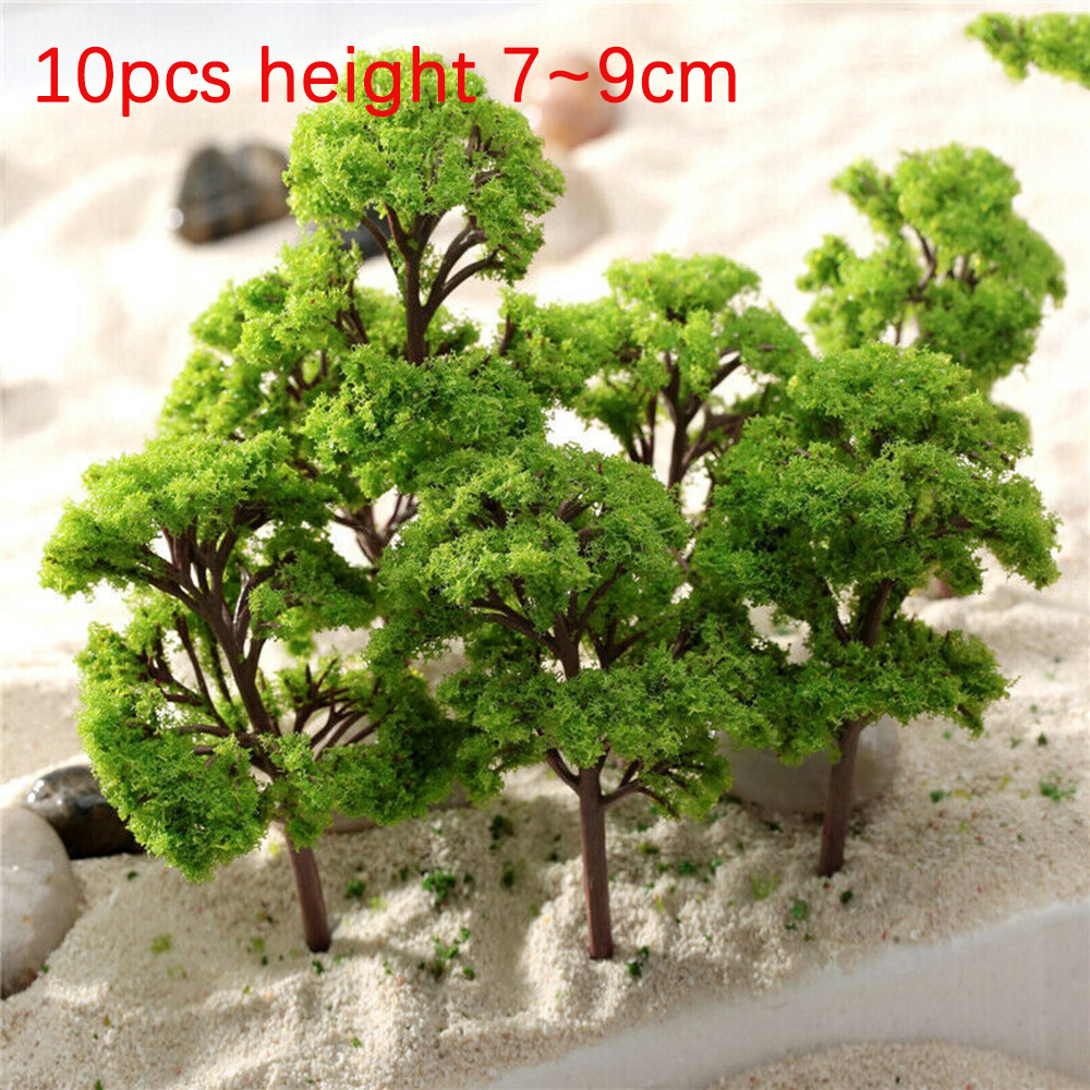 Title 4, 10 stks 9 cm HO OO Schaalmodel Bomen Trein Spoo...