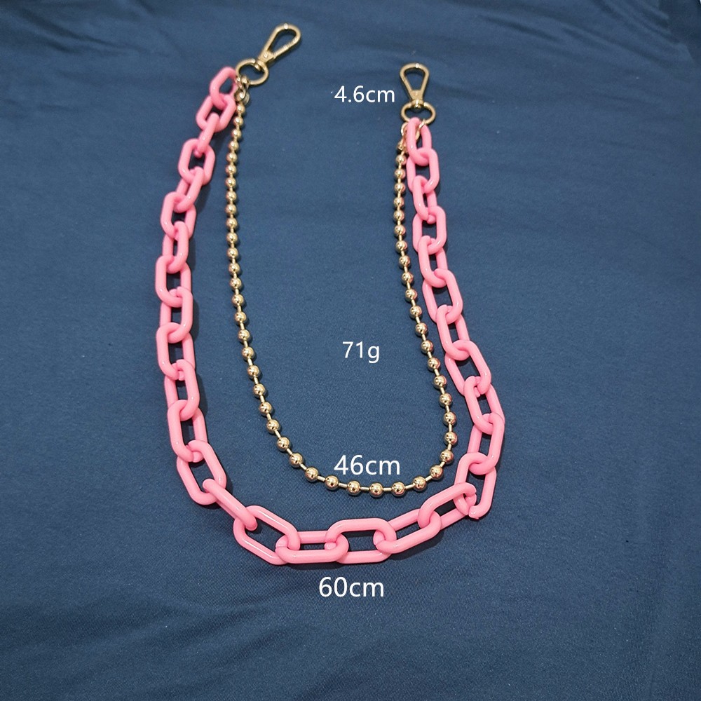 Title 4, Red Waist Candy Color Resin Trouser Chain Hang...