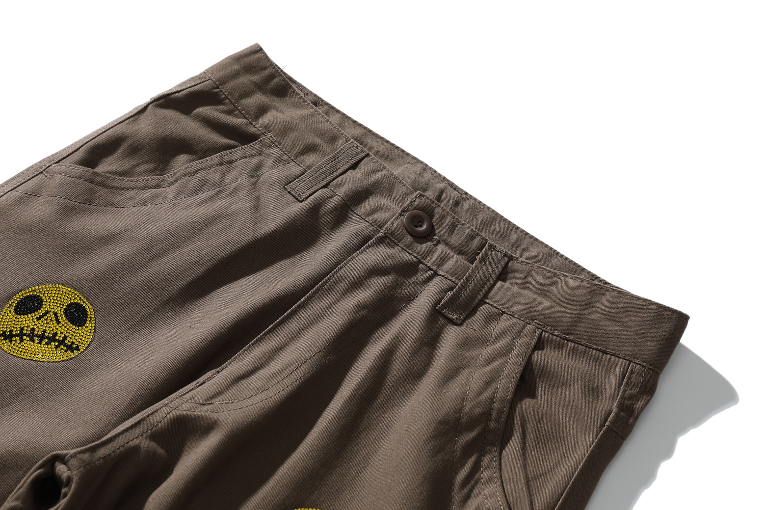 Title 12, Pantalones Cargo Holgados Rectos para Hombre Mu...