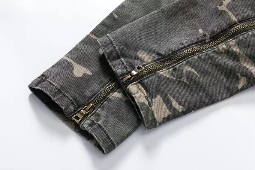 Title 6, Trendy Pocket Slim Camo-cargobroek voor heren