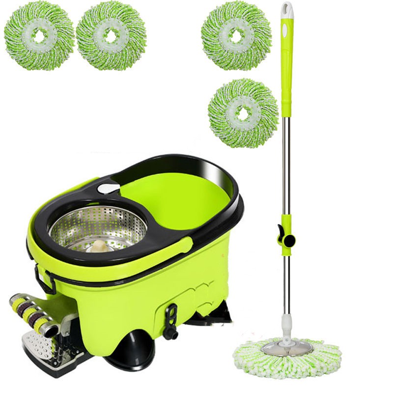 Four Drive Foot On Rotary Mop Bucket - Image 2