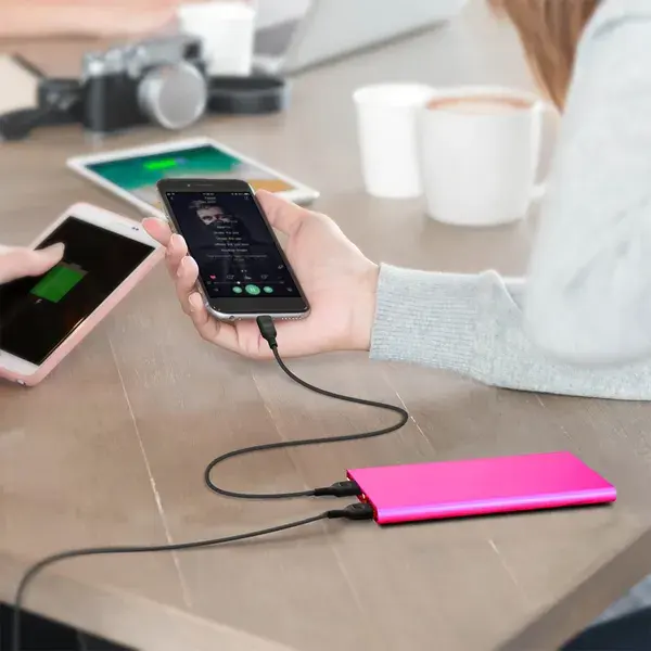 20000mAh Power Bank Ultra-thin External Battery Pack