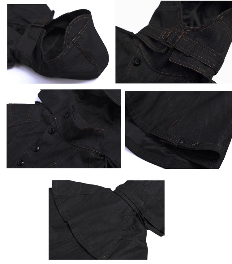 Kids Lightweight Poncho Coat Black Cape Jacket Windproof Spring Age 3-5Y — image 5