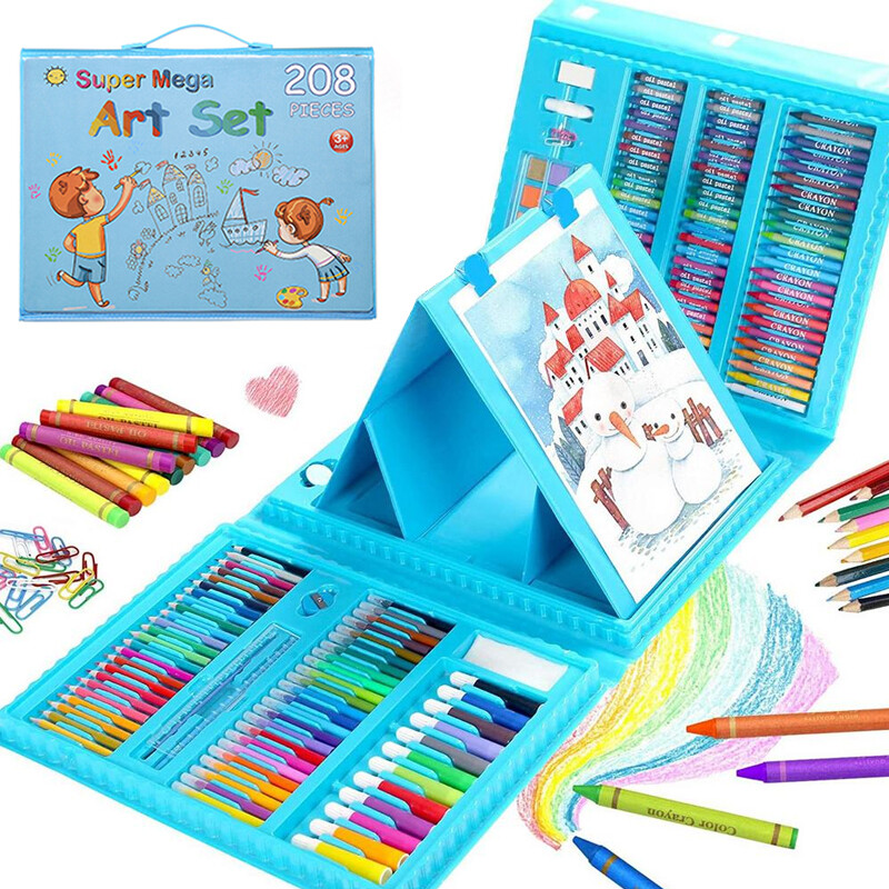 208X Kid Coloring Set Drawing Set Art Case Pencil Painting Children Child UK