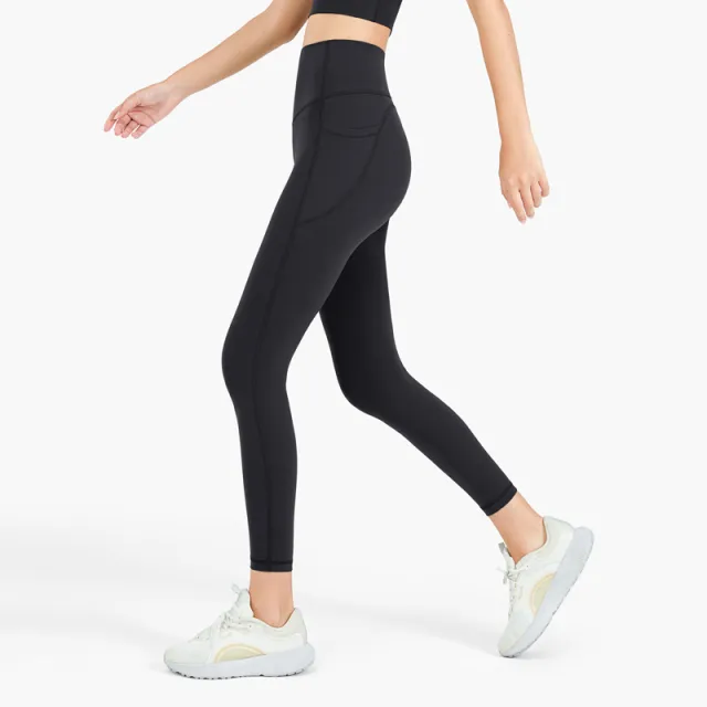 Women's Hip Lift High Waist Running Sports Elastic Breathable Ninth Fitness Pants Black - Shop at LoveMi