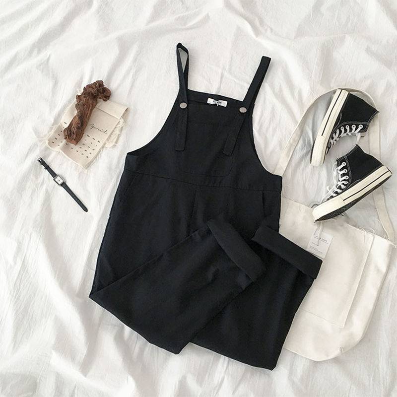 Black overalls